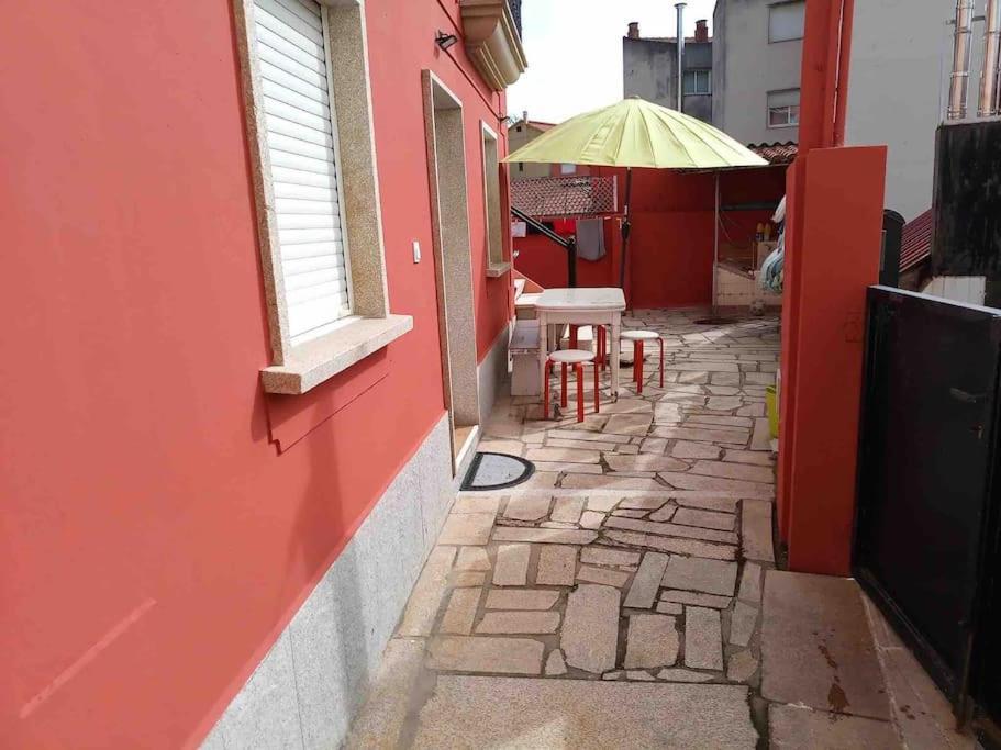 Vilarino  Agradable Casa Con Patio A 100 Metros De La Playa 빌라 외부 사진